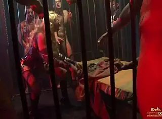 GANGBANG POUNDS BIG TITS BLONDE'S SHAVED PUSSY IN EVERY POSITION!