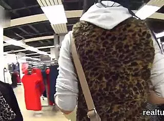 hey that adorable czech shop girl strips pov gets ripped clothes hardcore fucked