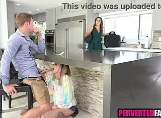 sneaky stepsister tempts stepbrother into forbidden petite blonde fun