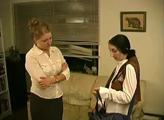 Samara Mae Girl Scout Stripped Punished Paddle Spanking Garage Stockings