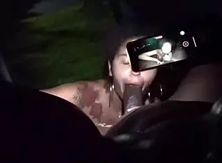 you like watching this latina fuck her uber driver in public lot?