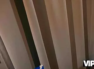 debtor's shaved tight pussy and asshole pay off with all holes stuffed