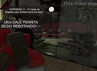 puta diabla takes huge black cock on sofa