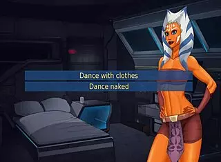 orange trainer 13 shakes tits and ass in hot dance