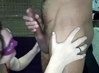 corno watches comedor fuck esposa then facial cumshot