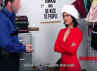 blackmail cop forces milf submission in garage punishment badmylfs