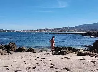 curvy spanish nudist hairy pussy beach voyeur closeup