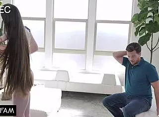 hazel moore... uh stepdad help try these bikinis on me while mommy's gone?? wet pussy riding