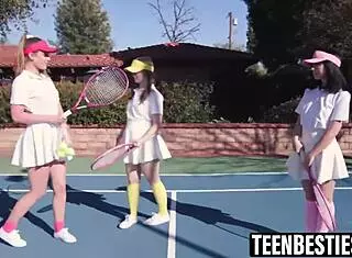 Big Tit Besties Foursome POV Lick Pussy 69 Swallow Jizz