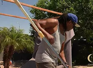 naked hotwife refuses to pay so black guys gangbang her outdoors in trailer splash