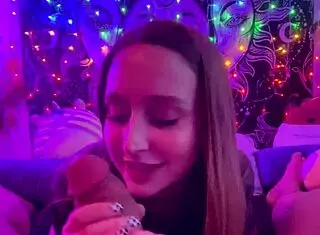 Laney Grey's Late Night Romantic POV Cock Sucking With Brad Newman!