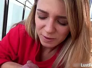 fucking jawdropping blondie mary kalisy tight pussy creampie pov