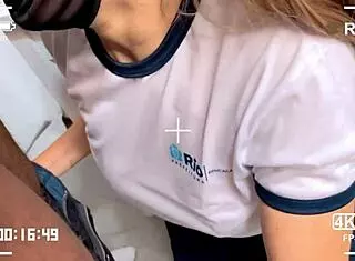 College student fucks professor outdoors at rio school party bareback