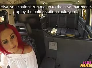 Roxy Keogh Joins Sienna Day for Outdoor Lesbian Taxi Ride