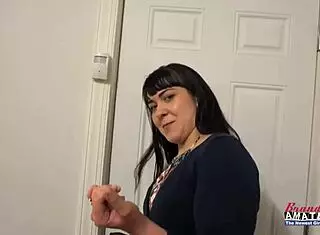 Busty coed Victoria deepthroats boner then gets doggystyle banged hard