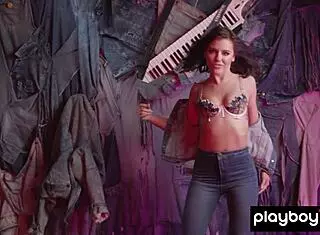 Hot brunette Adriana Chechik flashes big natural tits on car 🚗🔥🍈