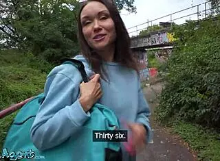 kristina grace fitness milf sucks cock outdoors then rides pov hard 💦🏋️‍♀️