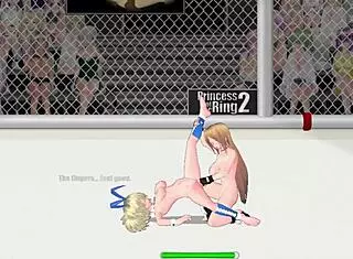 Princess Ring 2: Christina Vs Mimi Lesbian Street Fight