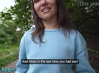 kristina grace fitness milf sucks cock outdoors then rides pov hard 💦🏋️‍♀️