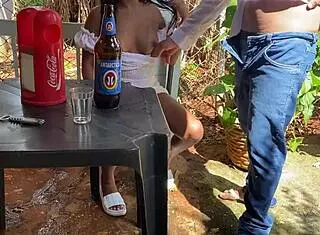 SAFADO 60-Year-Old FUCKS Hot Girl Right in the Bar!