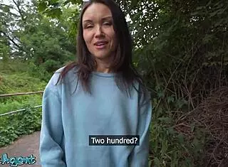 kristina grace fitness milf sucks cock outdoors then rides pov hard 💦🏋️‍♀️