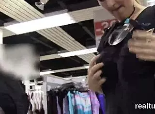 czech nympho teen seduced stripped fucked pov in shop