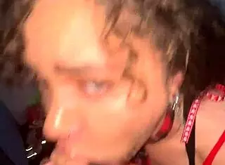 damn this curly nympho slut chokes on flaxk's monster bbc gets sloppy facial cumshot...