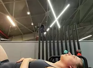 bbw squirts extreme dildo fucking wet pussy hardcore locker room quickie