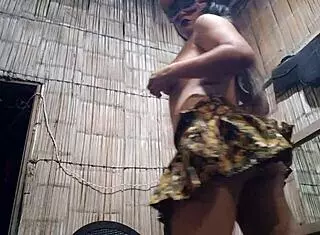 NAKED STEPMOM FLASHES HUGE TITS IN HOT DORM VIDEO!