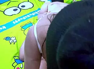 Indonesian aunt gets fucked deep homemade squirting wife