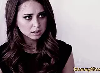 glam stepdaughters tease with shaved pussy licking and face sitting play