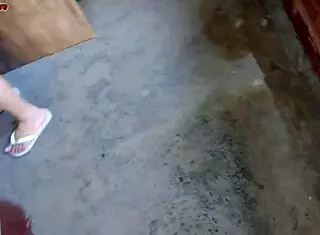 Hot Short Maid Grabs My Cock After Wife Leaves Bareback Fucks Rough in House Area!