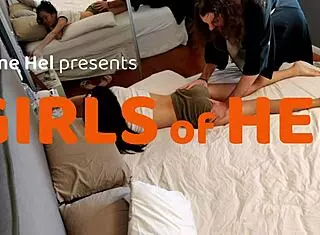 Flame Hel Strips Hot Naked Asian Teen For Bedtime Facial