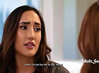 hey milf, why are you fucking the neighbor's wet teen pussy like that?