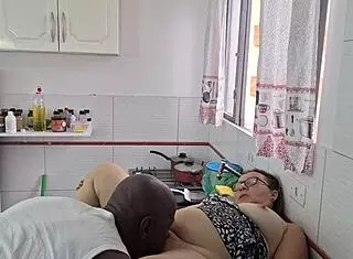 Negao Sucked Me On Counter Then Fucked Me Hard On Sofa With Huge Black Cock