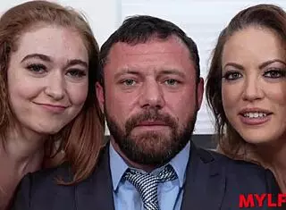 mylfex stepdad overwhelmed by sucking riding deepthroat family support in live interview