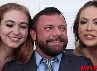 mylfex stepdad overwhelmed by sucking riding deepthroat family support in live interview