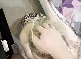 stepmom sucks stepson's monster cock in bedroom 💦😍👅