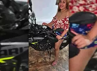 American Latina Teaches Riding Motorcycle for BBC Anal United States