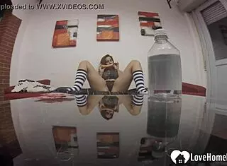 Spycam Babysitter Dildo Tease