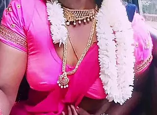 south indian housewife cheats CAR FUCK boyfriend dirty telugu talk