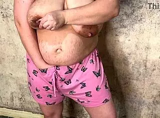 chubby milf wife hairy pussy creampie from stranger in old house