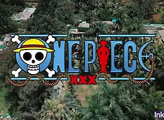 Cosplay Nami Big Natural Tits Fucked by Captain Luffy Crew One Piece Curvy Latina