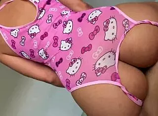 Petite Latina Step Sister Creampies in Bed with Huge Cock Roleplay