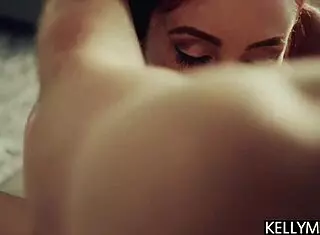 Penny Lay Spreads Smooth Pussy for Deep Cock Pumping Thrusts