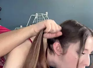 I let him blast cum on my lips then swallow deep