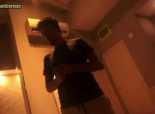 Chubby stepsis chokes on bro's fat cock after movie part 1