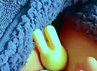 Tiny Latina Coed Orgasms Wild From First Vibrator Ride