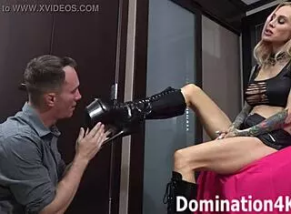 brat princess natalya vega dominates with foot worship and ball kicks