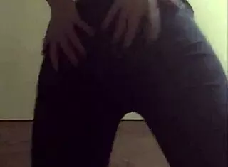 See my tight pussy lips dance in miniskirt?
